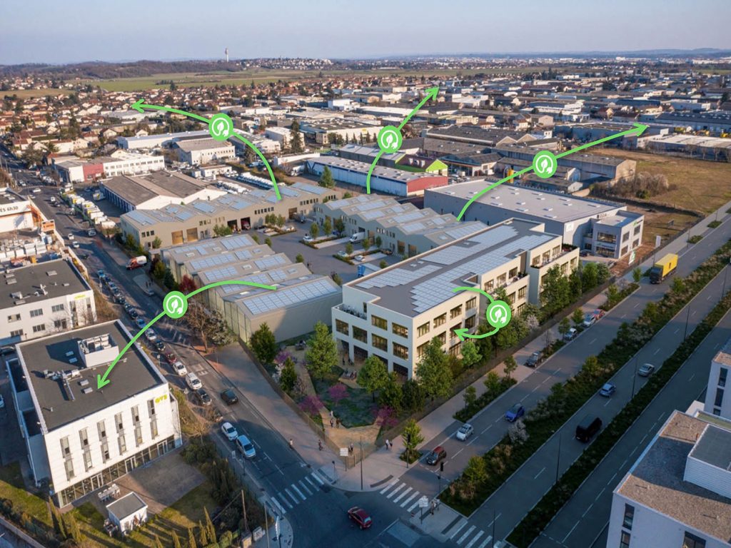 Portes de la Soie, le parc d'activités nouvelle génération